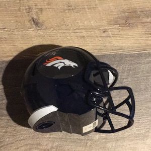 Denver broncos helmet piggy bank